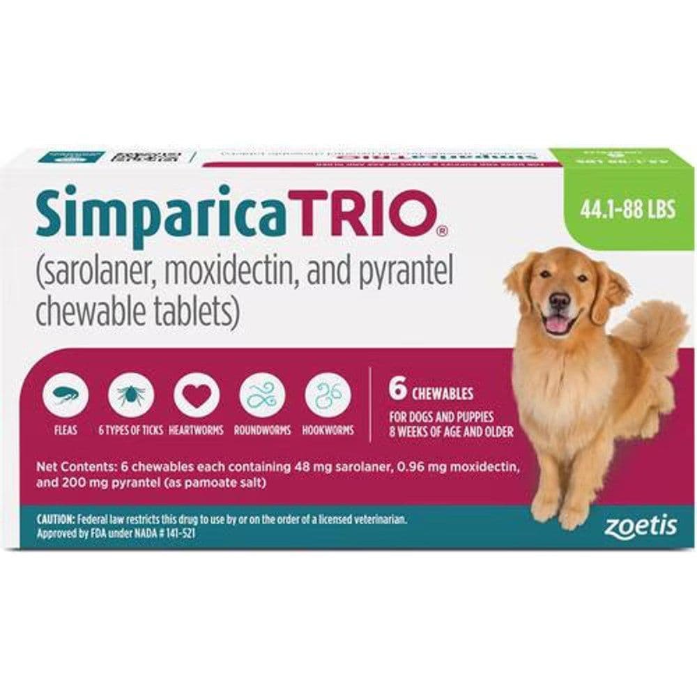 Simparica TRIO chewable tablets for dogs